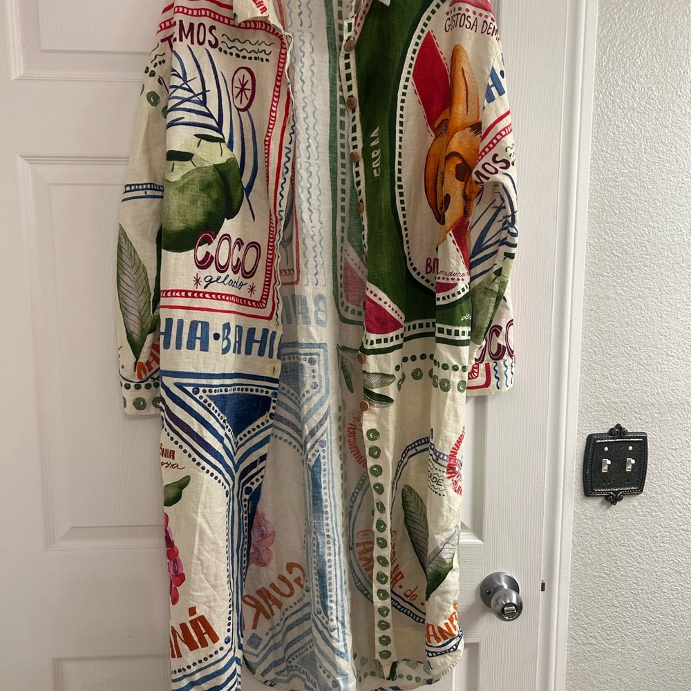 Colorful Graphic Women's Coat